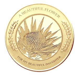 3D-Medallion-Protea-Flower-Gold